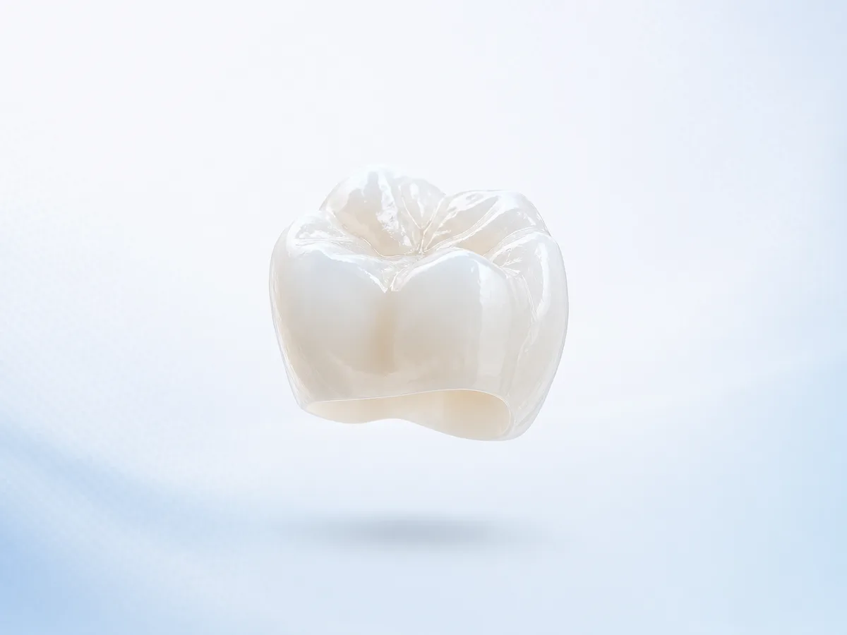 자연치 같은 투명감의 지르코니아 크라운 3D 일러스트